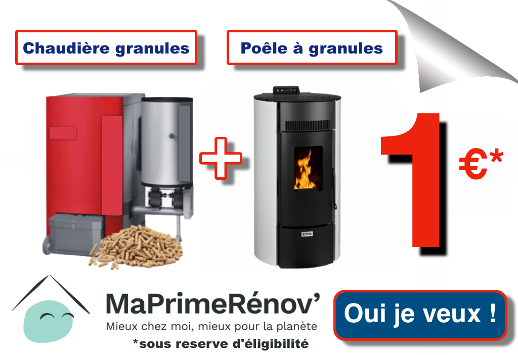 installer un poêle ou une chaudière à granules avec MaPrimeRenov